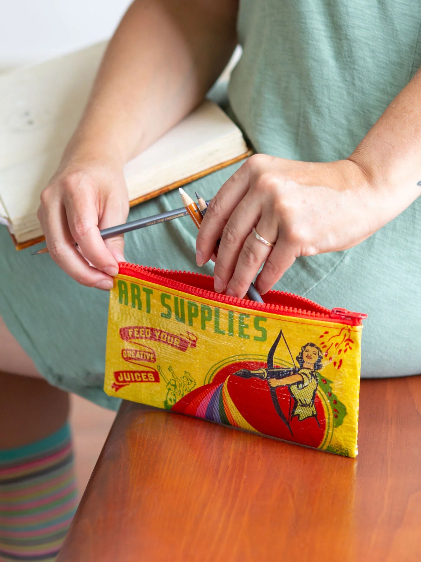 Art Supplies Pencil Case