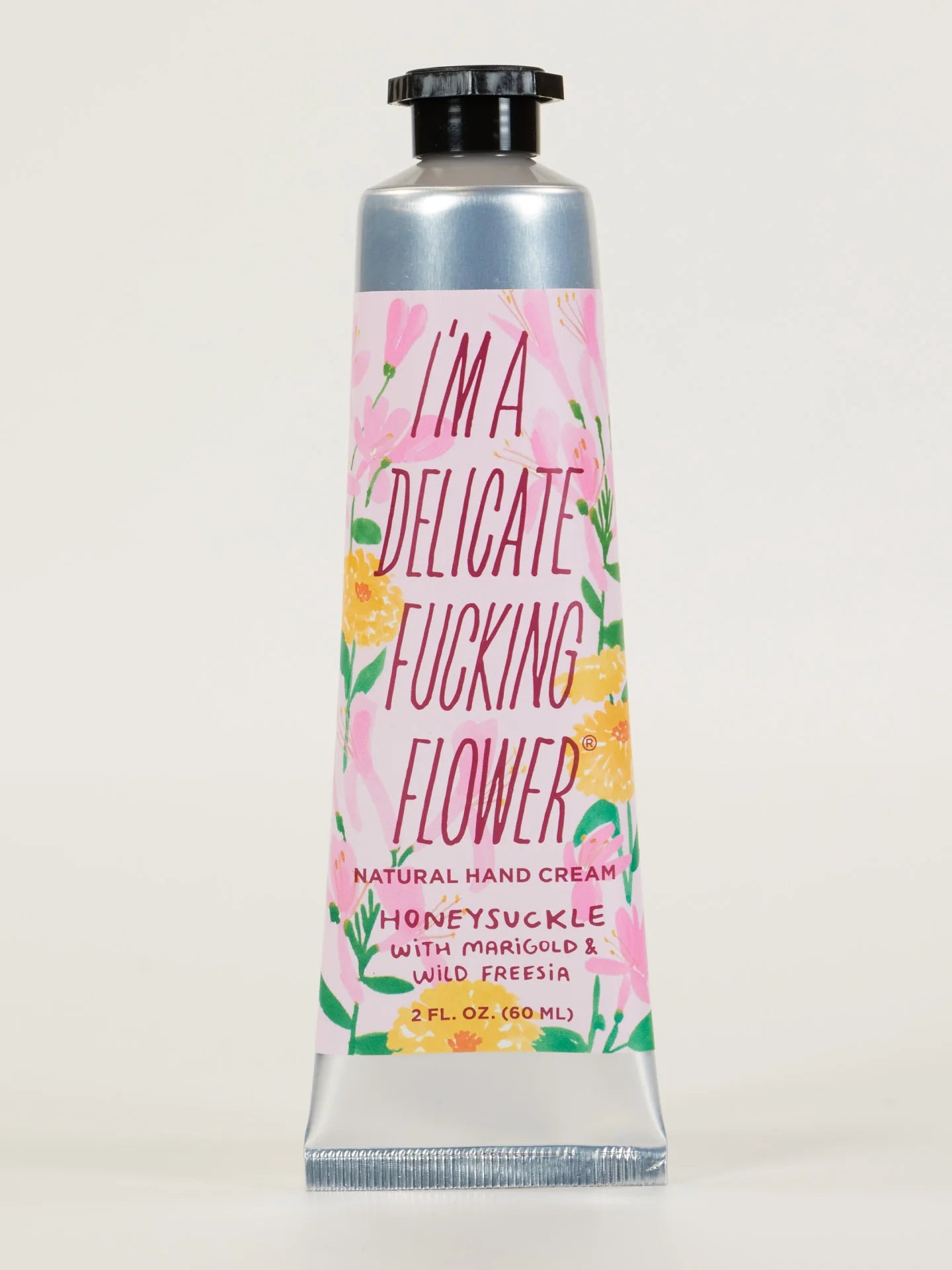 I'm a Delicate Fucking Flower Natural Hand Cream-Honeysuckle With Marigold & Wild Freesia