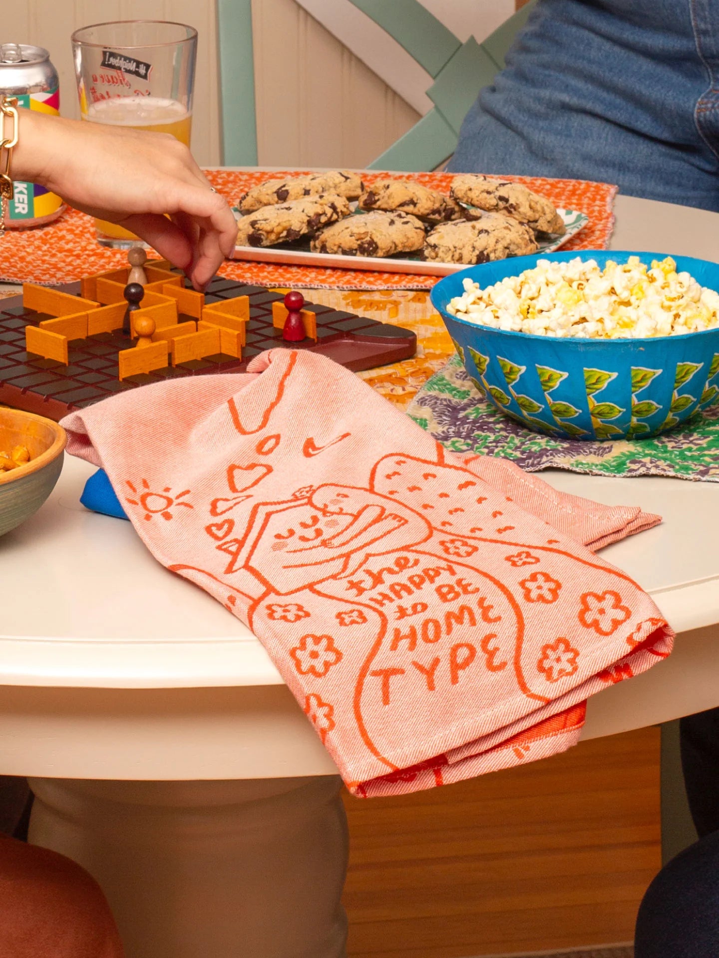 The Happy To Be Home Type Dish Towel